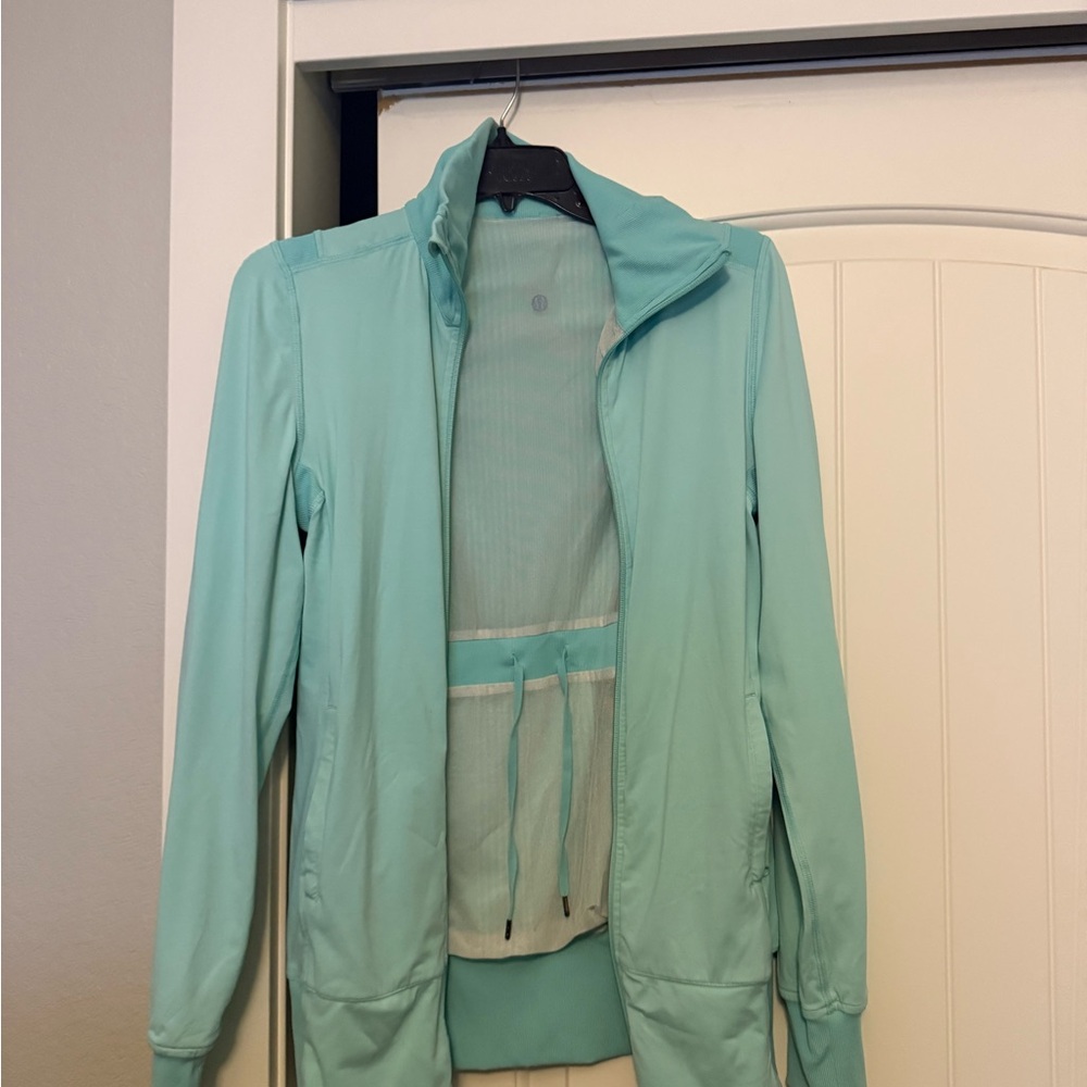 Lululemon Athletica Aqua Zip-Up Jacket
